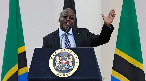 Tanzania President Cane