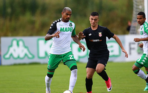 Kevin-Prince Boateng in action for Sassuolo