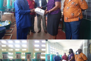 The Tema Senior High School Old Students Association made the donation to the school