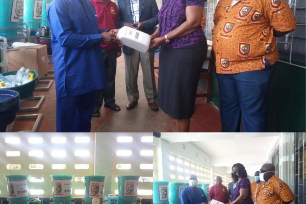 The Tema Senior High School Old Students Association made the donation to the school