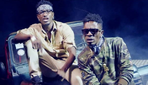 Rapper Tinny and Dancehall artiste Shatta Wale