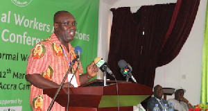 Dr Anthony Yaw Baah,  Secretary General of the Trades Union Congress (TUC)