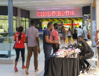 Sidewalk sales featured heavily discounted goods for shoppers