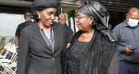 Nana Konadu Agyeman-Rawlings and Nana Akosua Sarpong Kumakuma