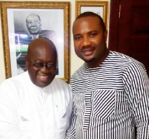 President Nana Addo Dankwa Akufo-Addo and Prophet Emmanuel Chinonso Stephen