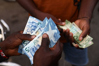 File photo of Ghana cedis notes