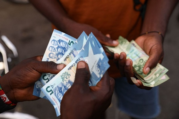 File photo of Ghana cedis notes