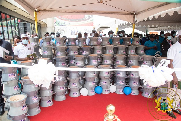 President Akufo-Addo has launched the distribution of the 500,000 improved cookstoves project