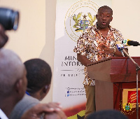 Information Minister, Kojo Oppong Nkrumah