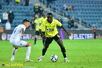 Edward Gyasi in action