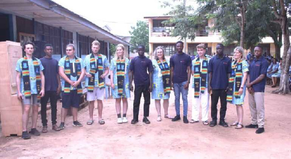 The Germans at  Abor Senior High Technical School