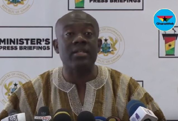 Kojo Oppong Nkrumah, Information Minister