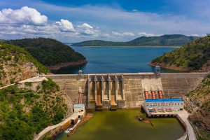 A shot of the Bui dam