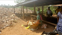 The venue, once a temporary holding place for refuse in the market, is now a major dump site