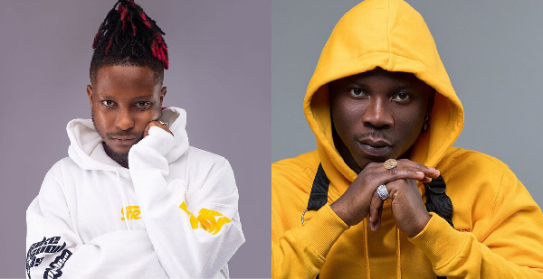 Musicians Kelvyn Boy and Stonebwoy