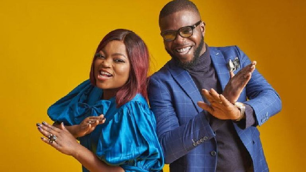 Nigerian actress Funke Akindele and JJC Skillz