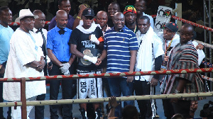 Vice President Bawumia presented the title to Robert Quaye