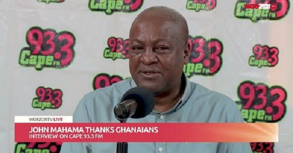 Former president John Dramani Mahama