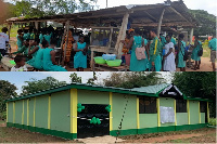 The old and new canteen at Anfoesec