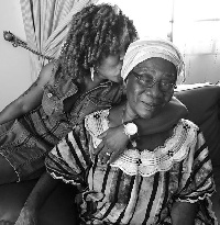 Afia Schwarzenegger and her mother inlaw