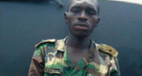 The alleged fake soldier Ahmed Abubakari Tijani