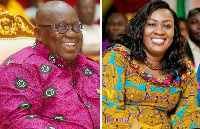 President Akufo-Addo and Hawa Koomson