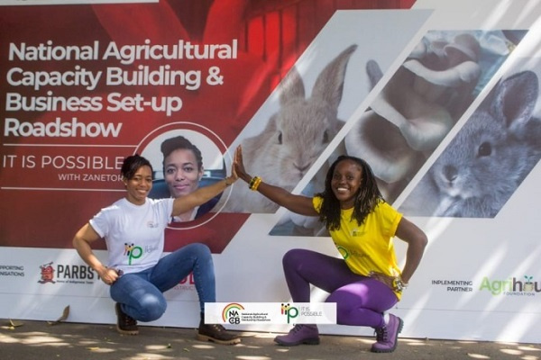 MP for Korle- Klottey, Dr Zanetor Agyeman-Rawlings(Left)