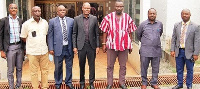 Zambian High Commissioner with Ho MCE and other officials