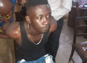 Lance Corporal Bright Akosa is facing charges for robbery