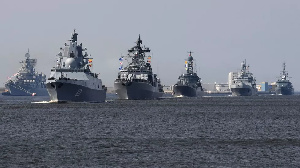 File foto of Navy drills ongoing