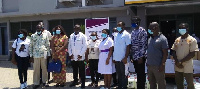 The items are to support frontline health workers at the clinic in the fight against covid-19