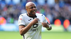 Swansea City forward Andre Ayew