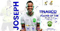 Esso scored 6 goals in February for Dreams FC