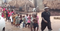 The late Torgbui Kofi Asilenu with some of his children