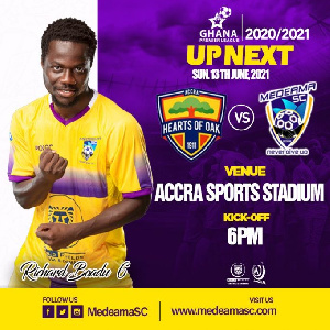 Hearts Medeama  June 13