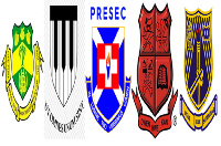 Crests of WeyGeyHey, Achimota, Presec, Mfantsipim and Opoku Ware