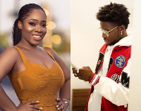 Actress Moesha Boduong and singer Kuami Eugene