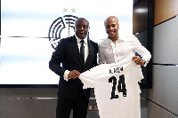 Dede Ayew and father, Abede Pele