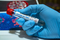 File photo of coronavirus test tube