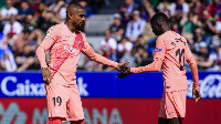 Boateng shared the dressing room with Dembele at Barcelona