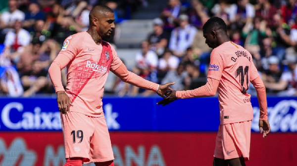 Boateng shared the dressing room with Dembele at Barcelona