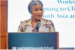 Samira Bawumia Speaks At Harvard Kennedy School On Climate Change 