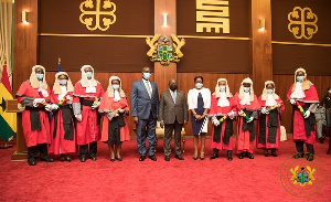 President Akufo Addo And Some Judges