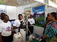 The first lady interacting with some Zoomlion officials