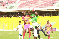 Hearts of Oak striker Bernard Arthur