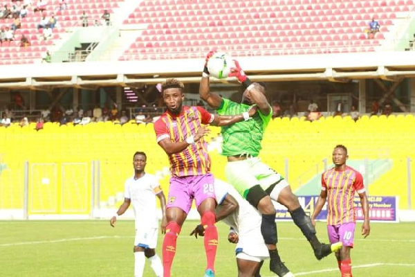 Hearts of Oak striker Bernard Arthur