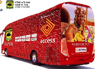 A photo of the Asante Kotoko new bus