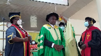 President of Evangelical Presbyterian University College, Professor Edem Kwasi Bakah  (M)