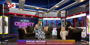 Paulina Oduro and Stephanie Benson on Late Night Celebrity Show