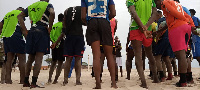 Ghana Beach Soccer players